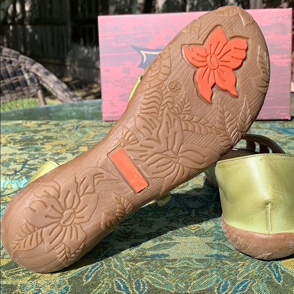 JAFA 135 Green Sandals Size 37/7 NIB - Picture 5 of 9